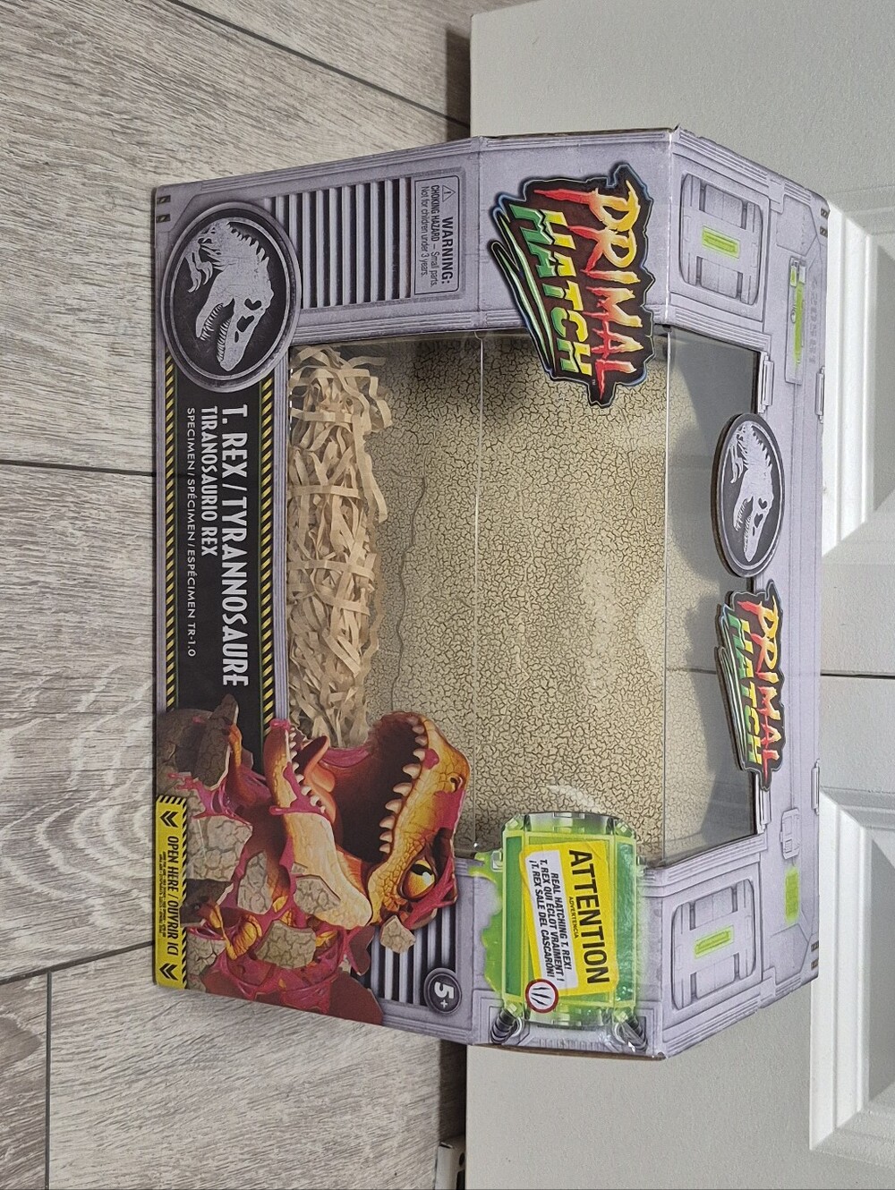 Jurassic World Primal Hatch T Rex Dinosaur Hatching Egg Toy Kids BNIB